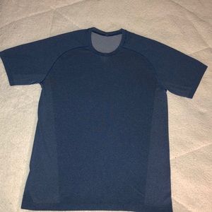 Lululemon blue short sleeve shirt